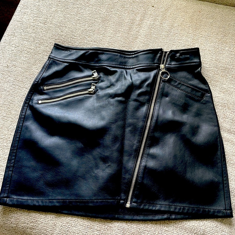 Express Faux leather Moro skirt